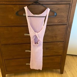 NWT Princess Polly ribbed cutout dress in lilac size 0